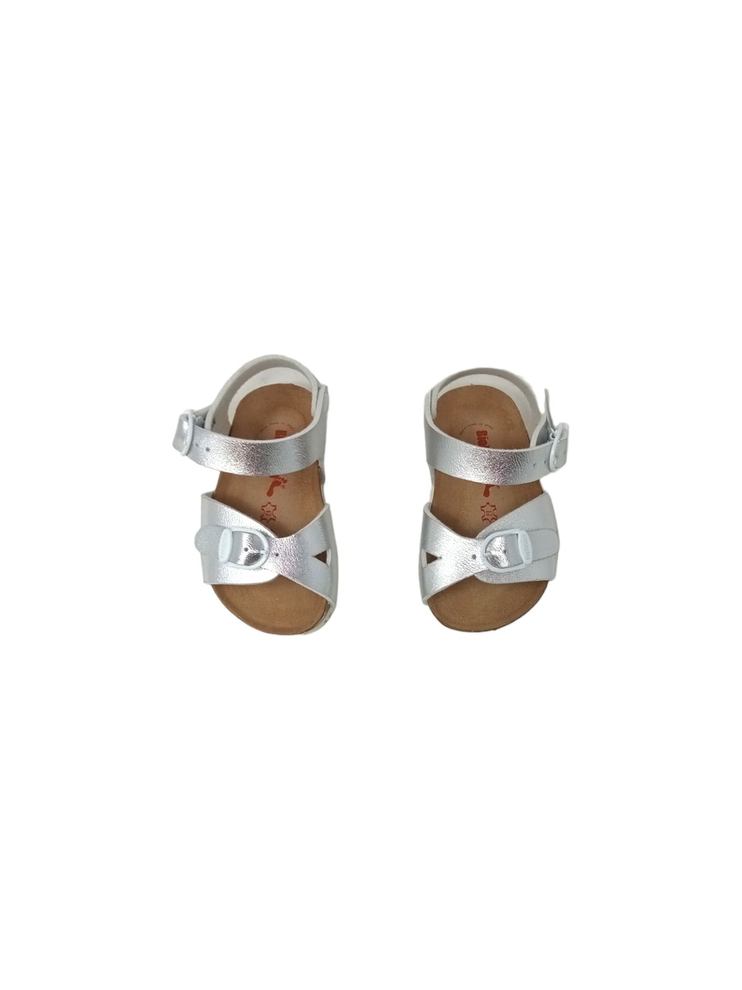 Sandalo Bionatura CHIARA IA LMARG laminados argento Bambina