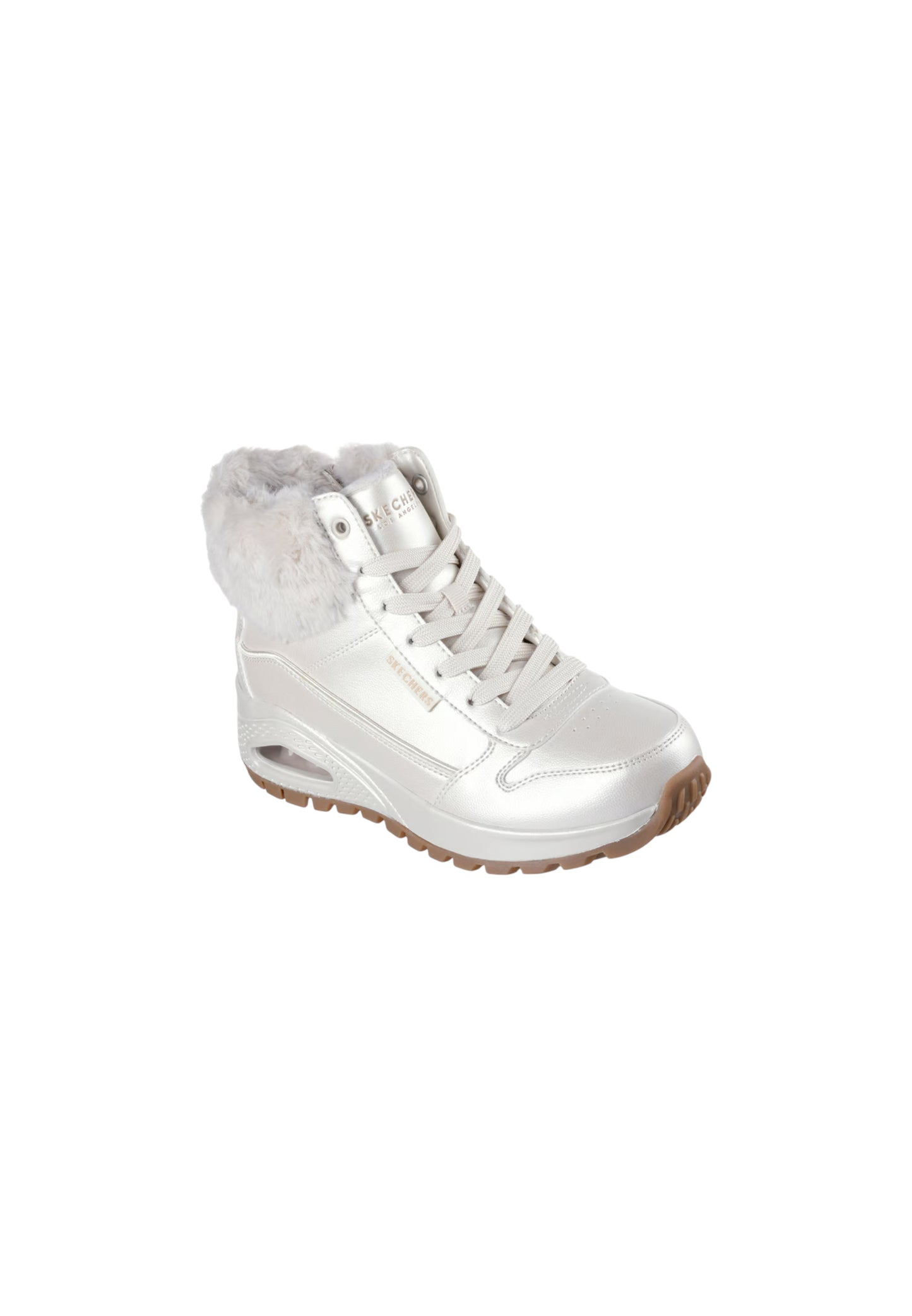 Stivaletto con pelliccia SKECHERS UNO RUGGED - Galactic Heights 167821/OFWT Donna
