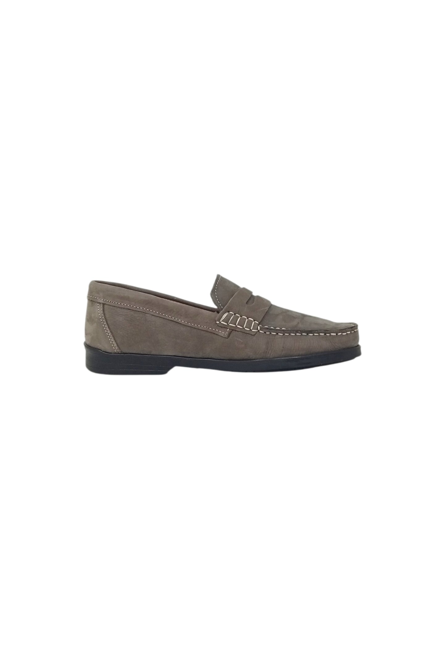 Mocassino Italia Leone 195 NABUK GRIGIO uomo