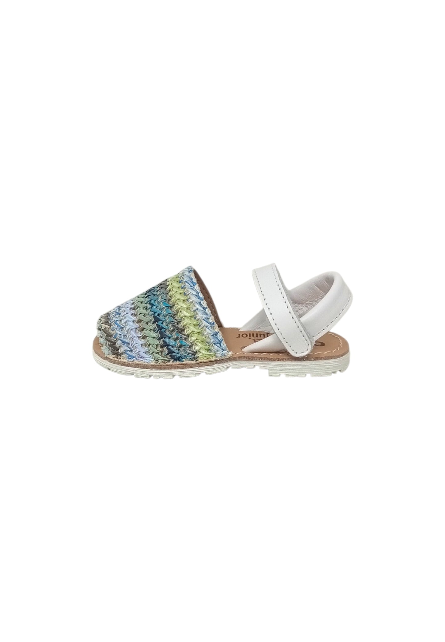 Minorchina JOLLY ANIA RAFFIA JUTA N°7 blu bambina