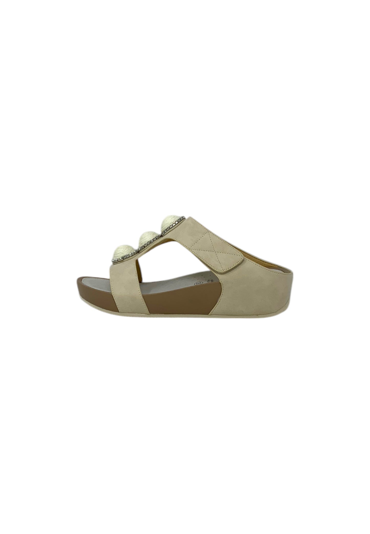 Ciabatta GRUNLAND DIRA CI0881-C9 PANNA ragazza/donna