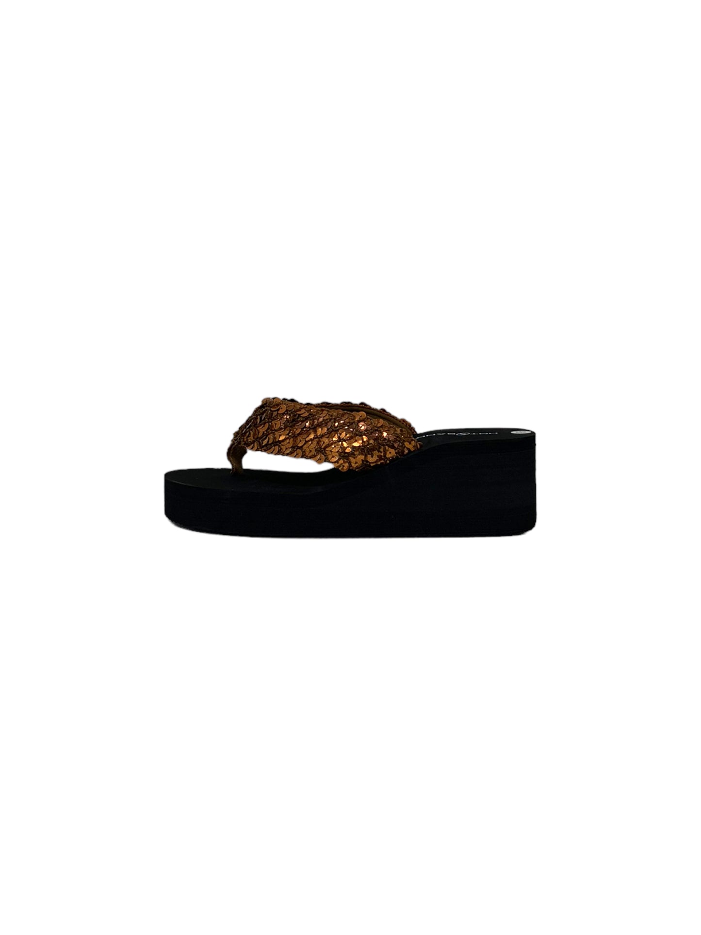Ciabatta infradito con zeppa HOTSAND 32434 RAME donna