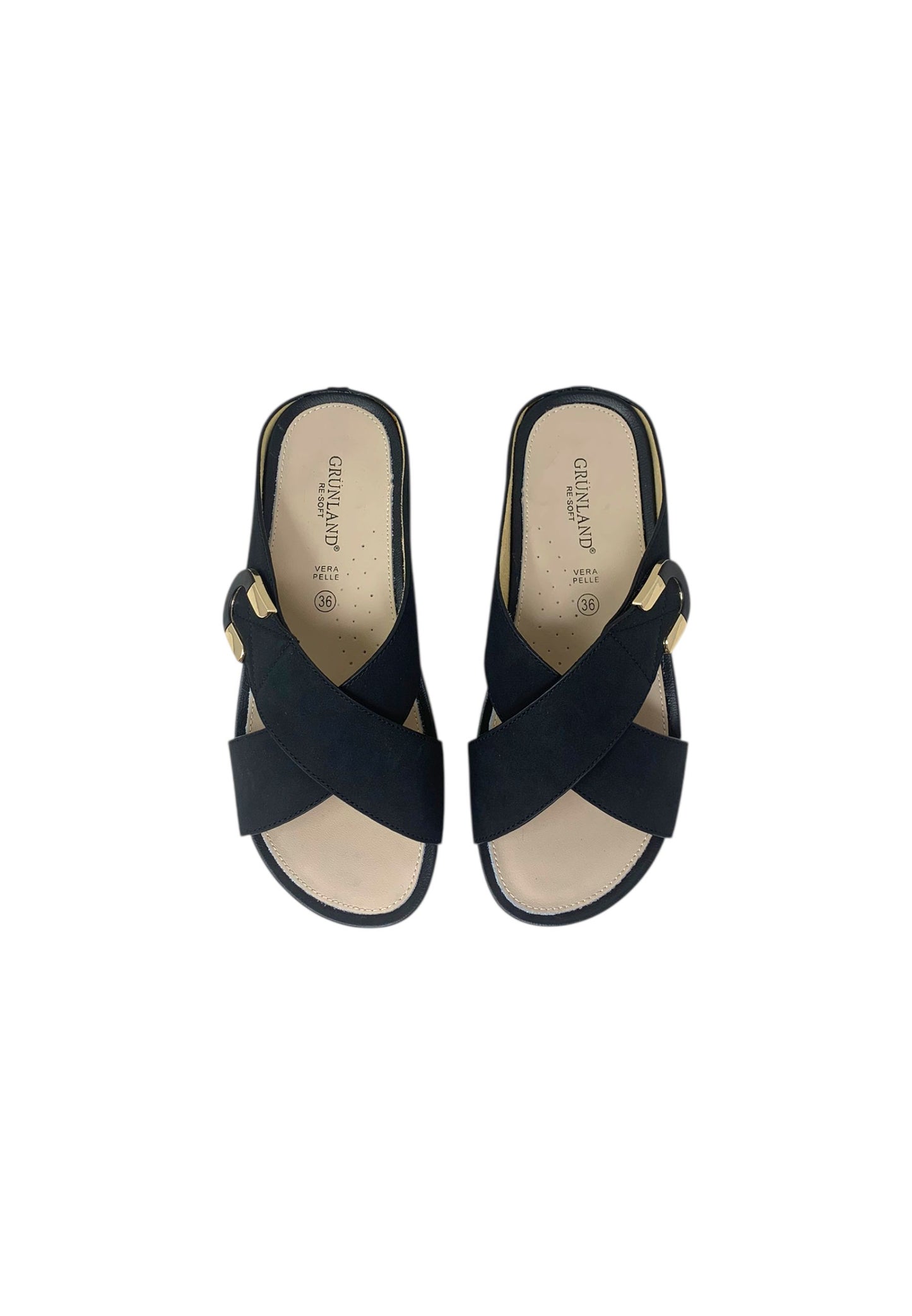 Ciabatta GRUNLAND DIRA CI3116-C9 NERO ragazza/donna