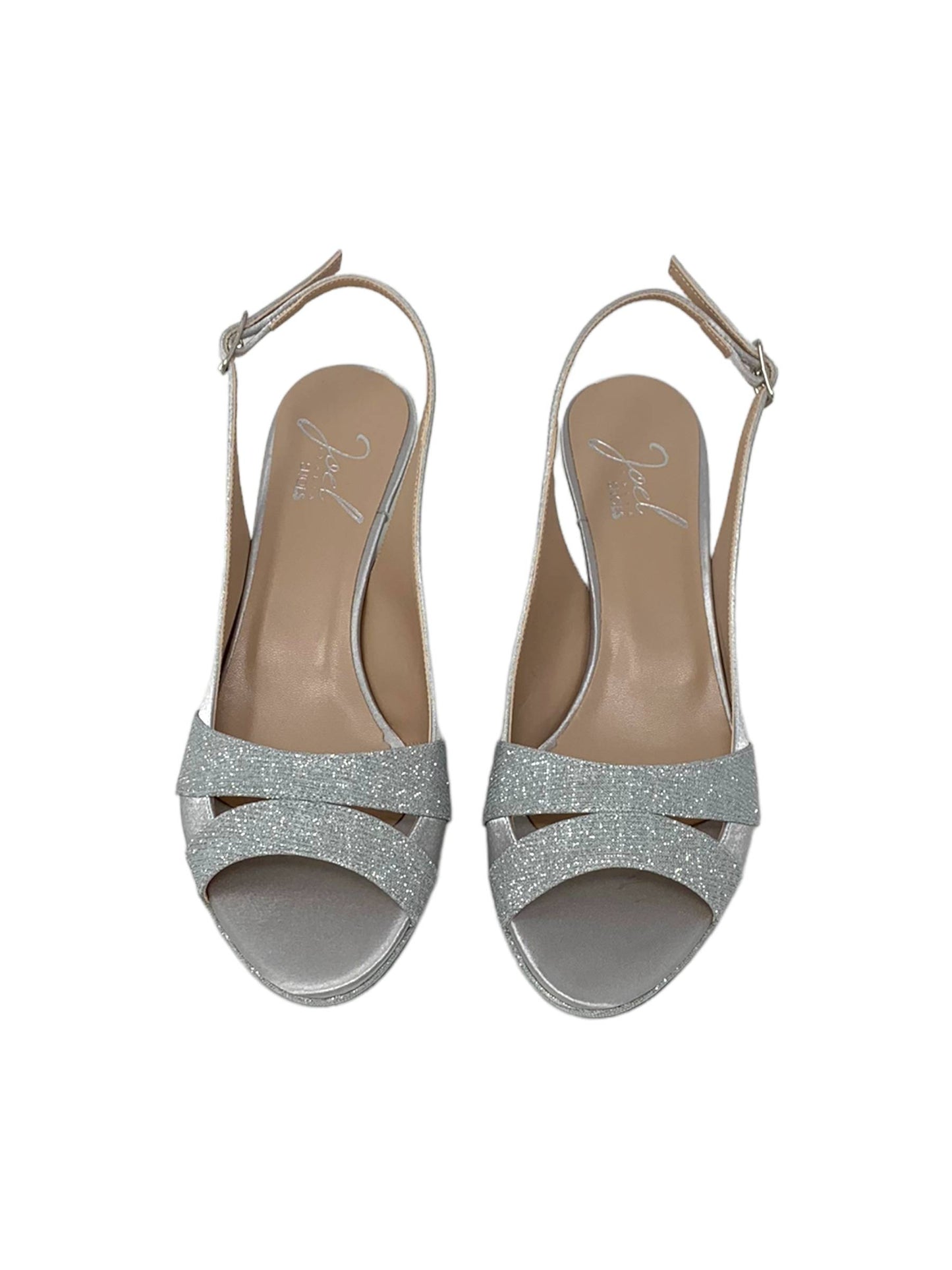 Sandalo col tacco JOEL 2094 SATIN ARGENTO donna