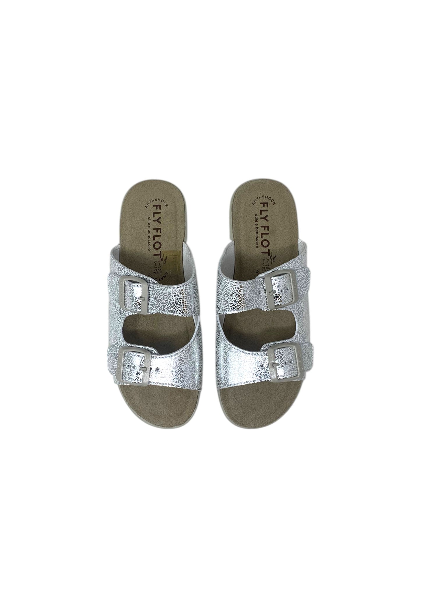 Ciabatta FLY FLOT 83 H14 GV ARGENTO donna