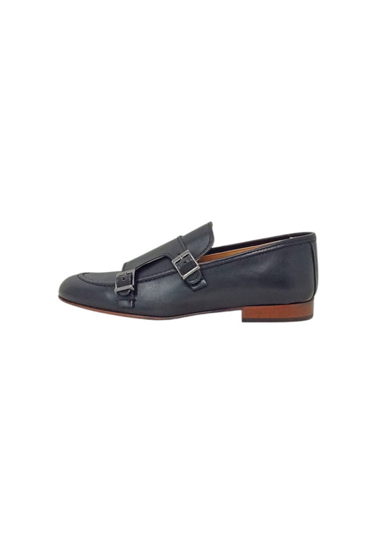 Italia Leone Mocassino 0790 pelle nero uomo