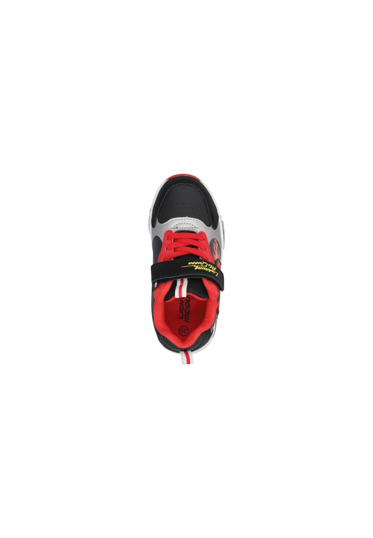 Sneaker luminose Silver Cars D5010239S BLACK Bambino