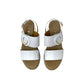 Sandali con zeppa REPO 21245-E5 BIANCO donna