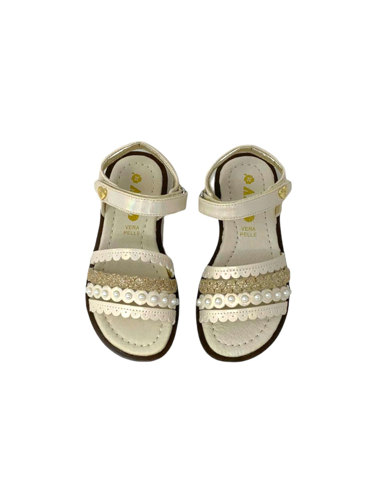 Sandali  ASSO AG-14861 cipria bambina