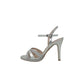 Italia Leone Sandali con tacco A8032 liz argento Donna