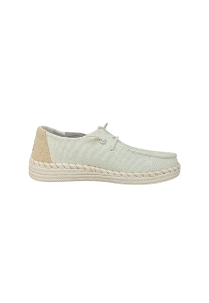 Mocassini HEYDUDE WENDY ESPADRILLE WOVEN 43681-100 WHT Donna