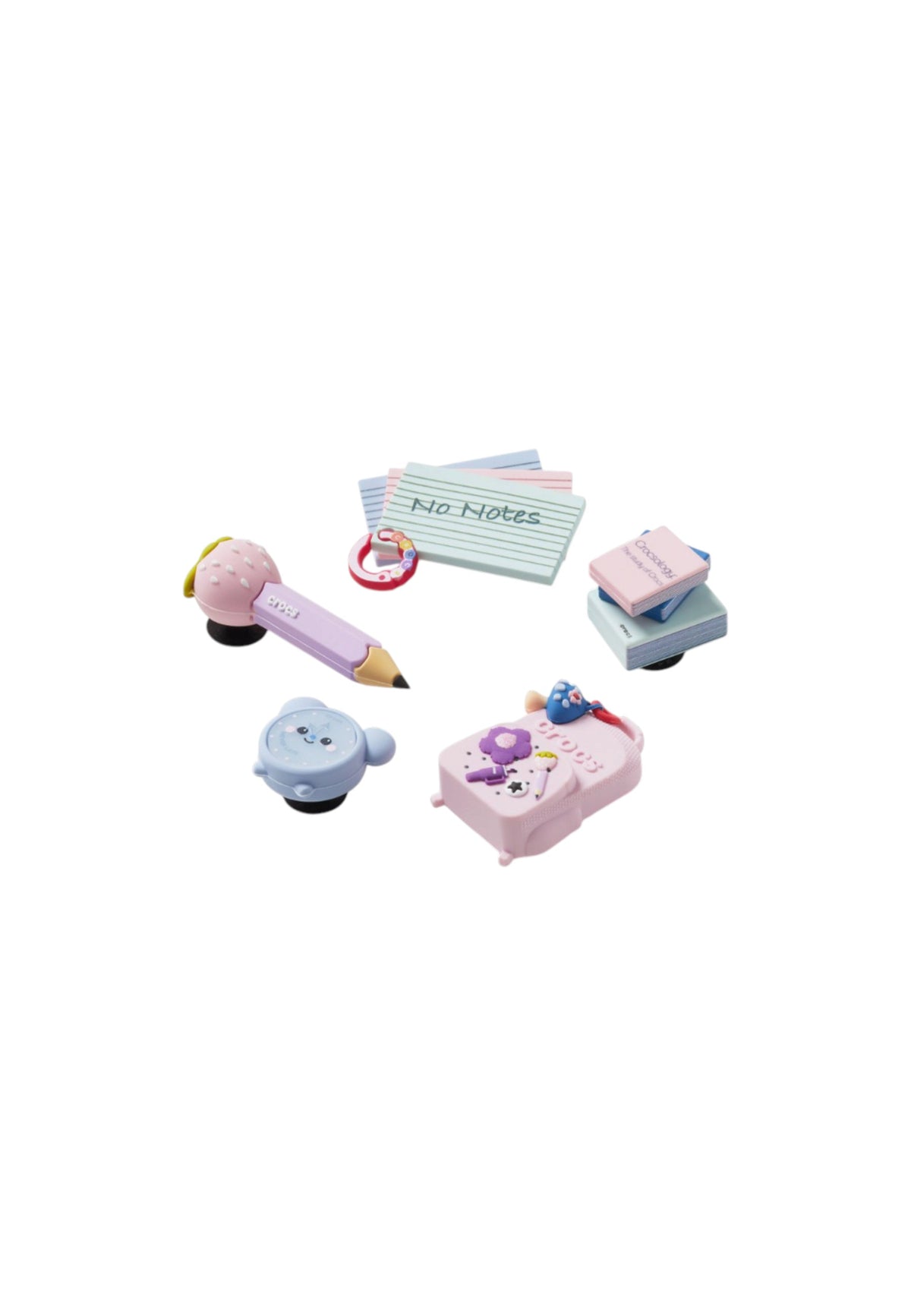 Jibbitz charms 10016024 Girly back to school 5 pack