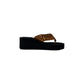 Ciabatta infradito con zeppa HOTSAND 32434 RAME donna