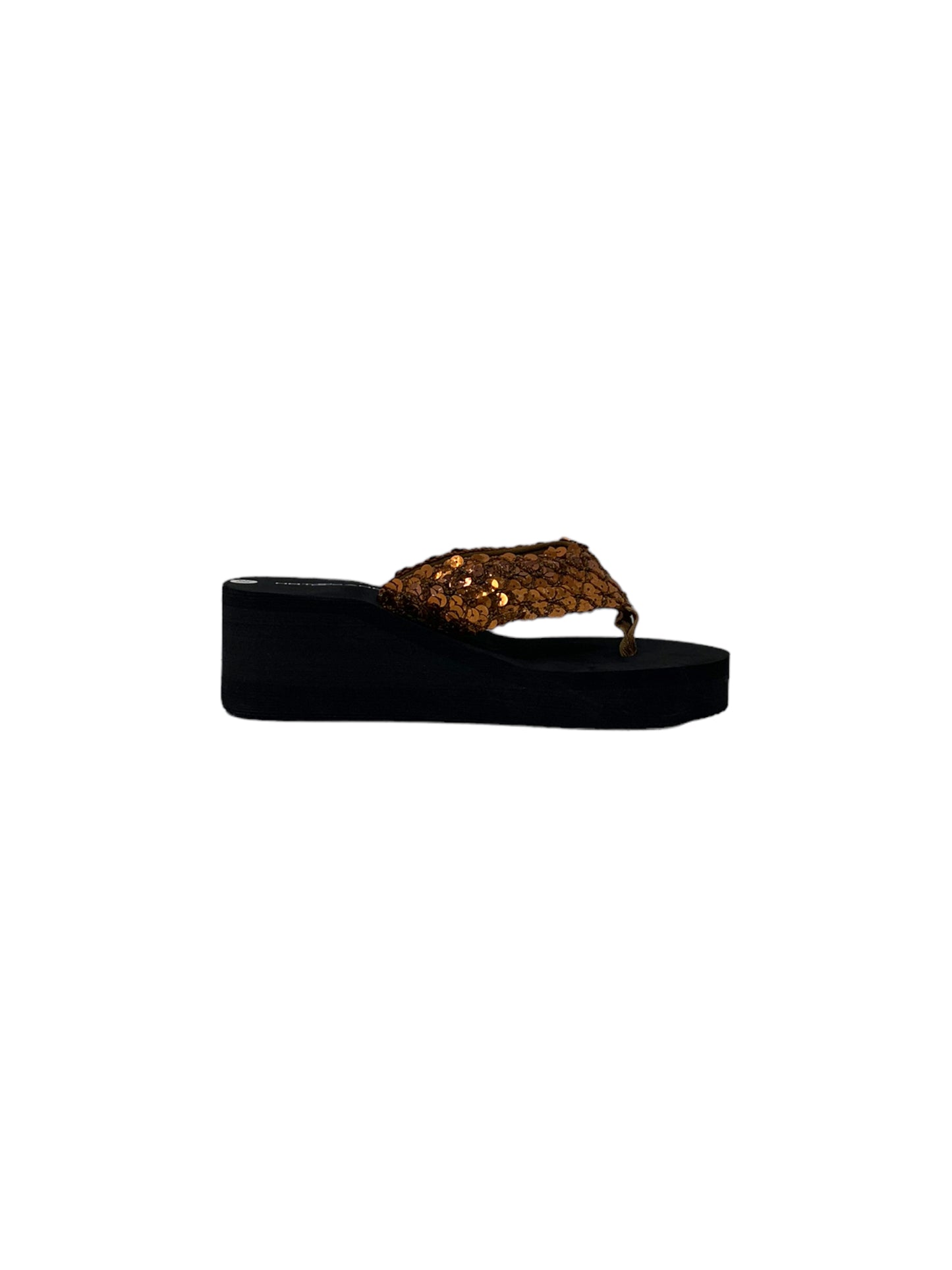 Ciabatta infradito con zeppa HOTSAND 32434 RAME donna