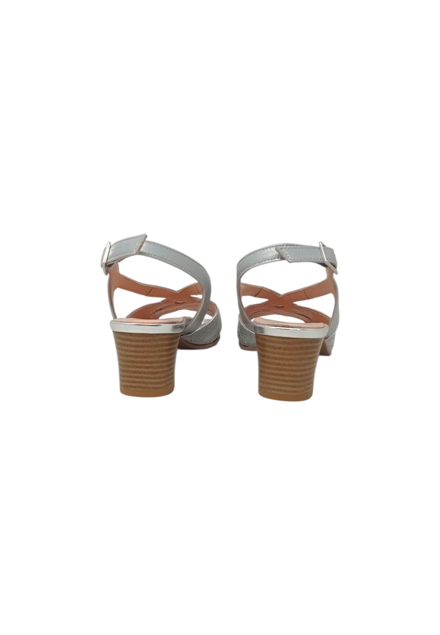 Sandali con tacco SOFFICE SOGNO E5E40C1T PERLATO ARGENTO donna
