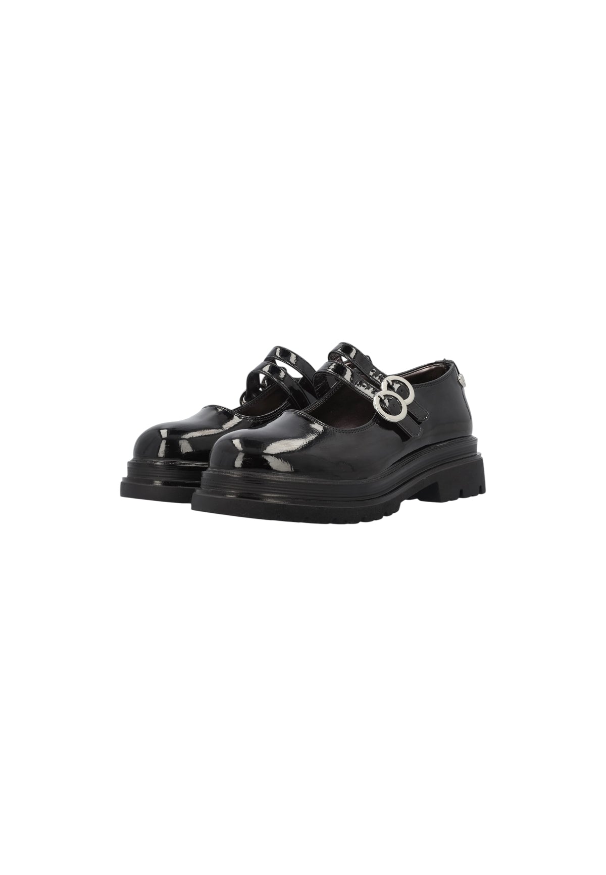 Mocassino ASSO AG-17634 BLACK bambina/ragazza