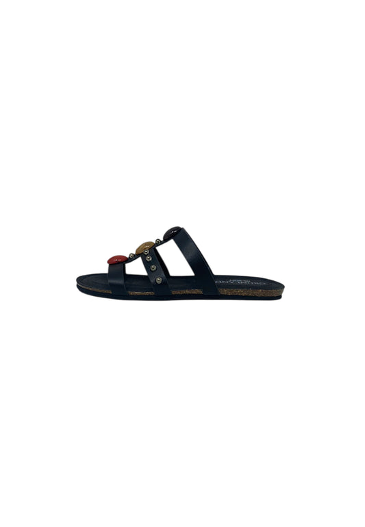 Sandalo ciabatta GRUNLAND SUVI CB1848-M7 NERO ragazza/donna