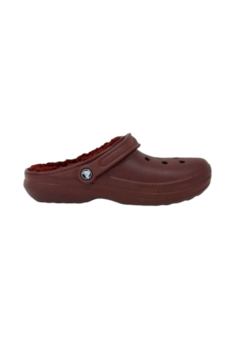 Classico  CROCS con pelliccia 203591-6WD DARK CHERRY UNISEX