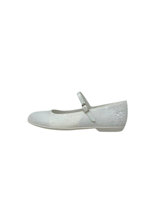 Ballerine Sa.Ba. Calzature 907 BIANCO MACRAME bambina/ragazza