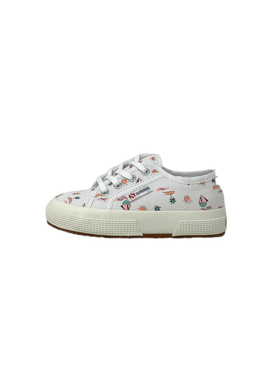 Sneaker SUPERGA  2750 KIDS SEA PRINT S4123ZW A6L Bambino