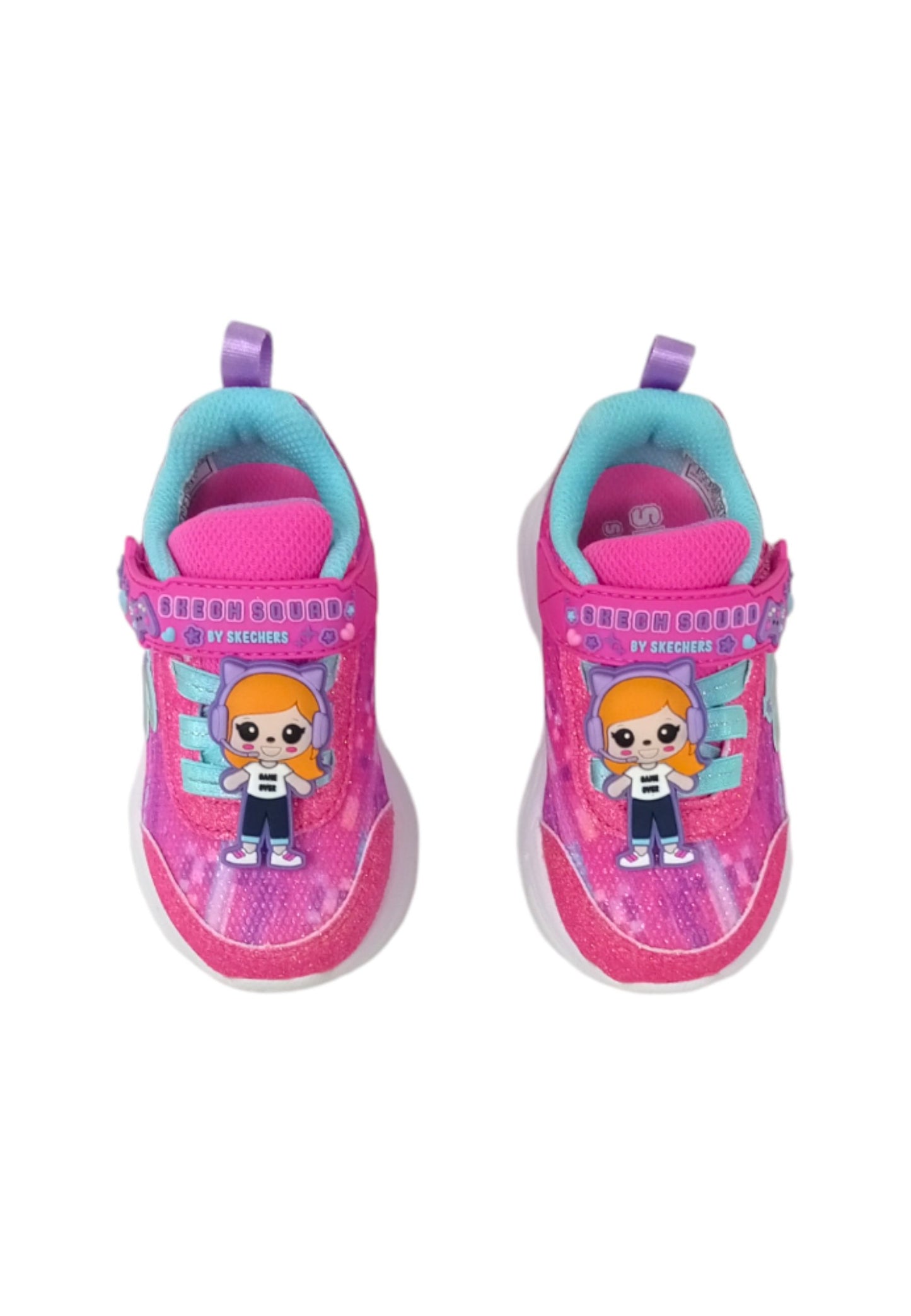Sneakers SKECHERS Snuggle Sneaks - Skech Squad 302214N/PKMT bambina