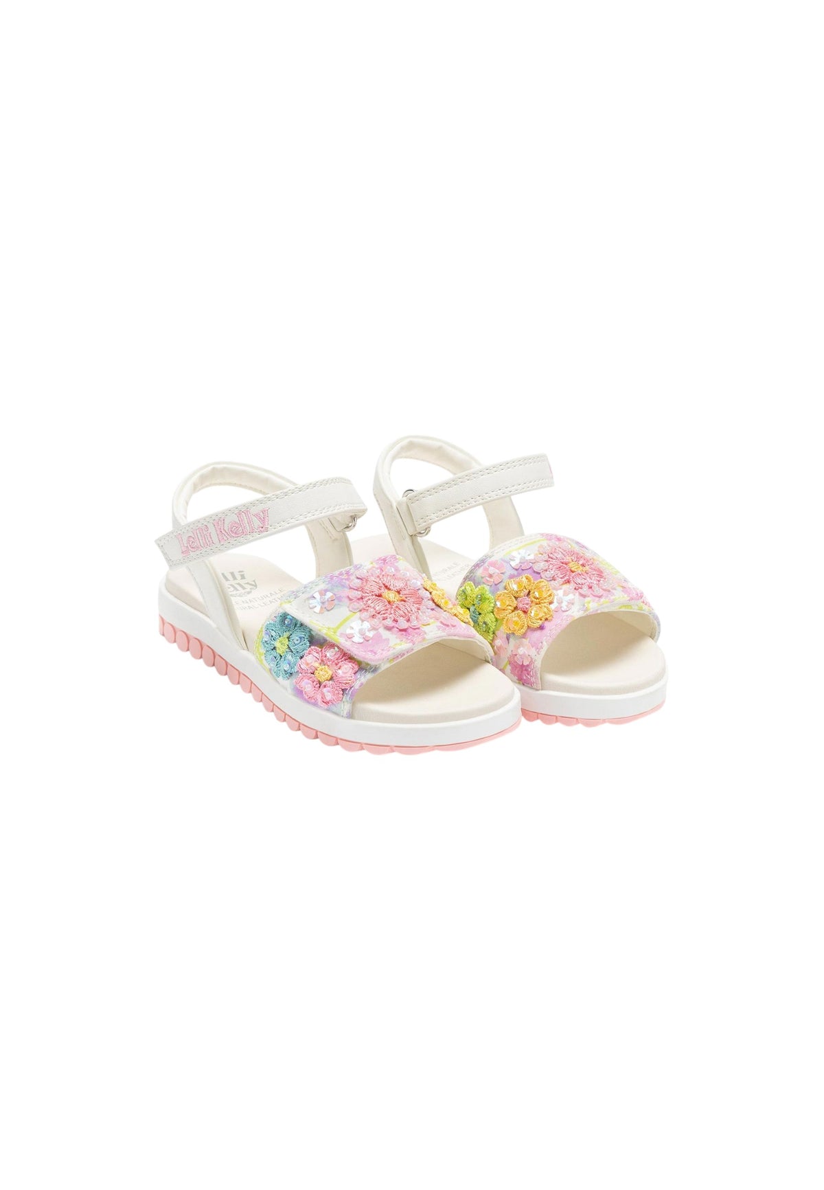 Sandali Lelli Kelly Eloise LKCD4890 BIANCO FANTASIA bambina