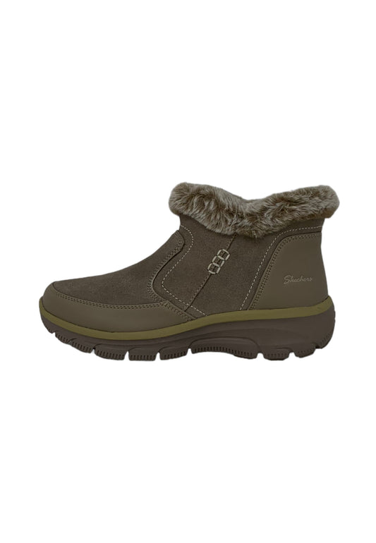 Stivaletto con pelliccia SKECHERS - WARM ESCAPE 167403/TPE Donna