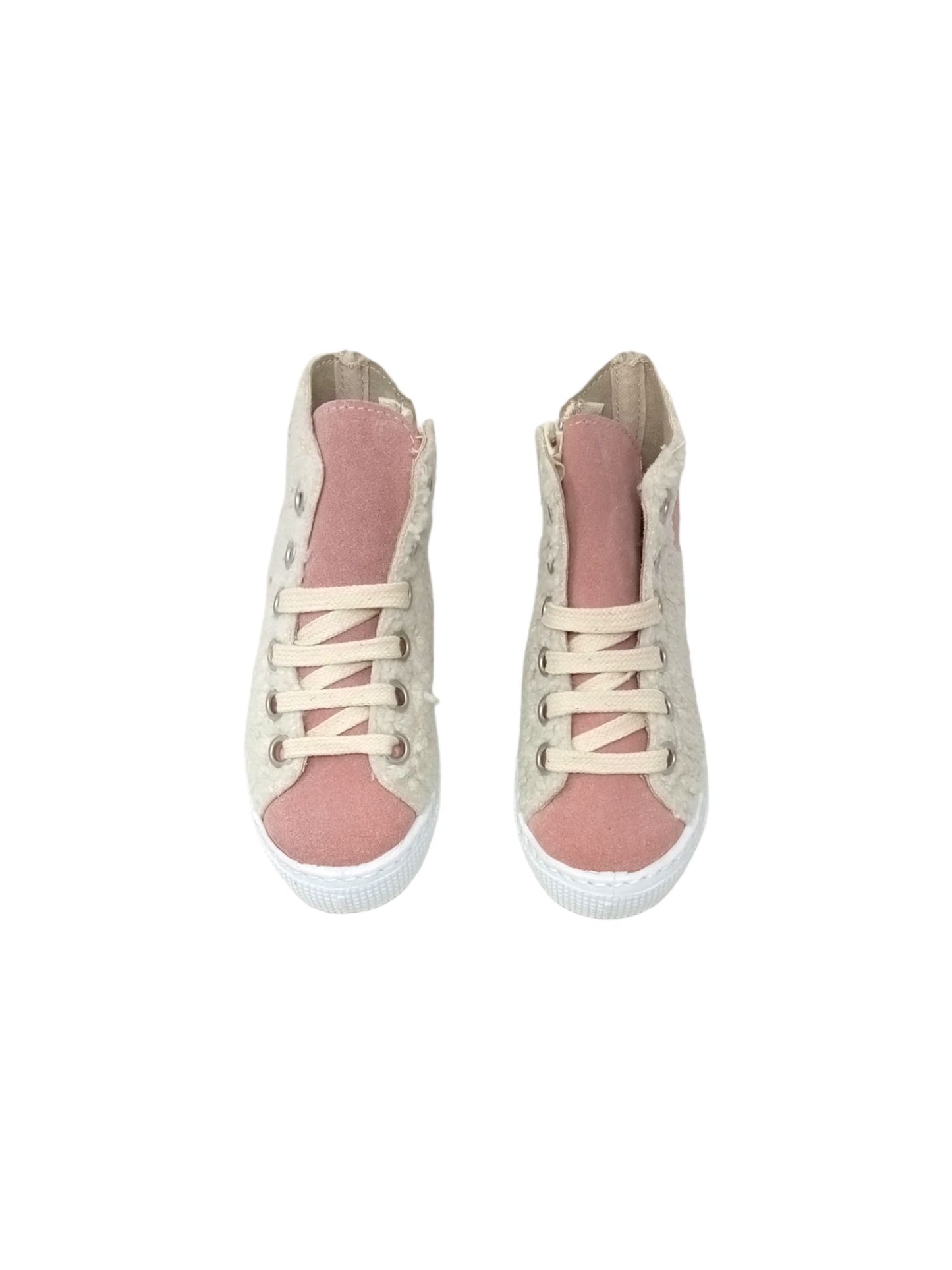 Sneaker DXO Vigevano 88WH BIANCO/ROSA bambina