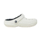 Classico  CROCS con pelliccia 203591-10M BIANCO UNISEX