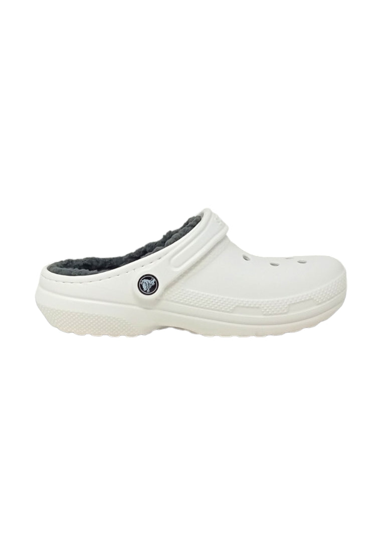 Classico  CROCS con pelliccia 203591-10M BIANCO UNISEX