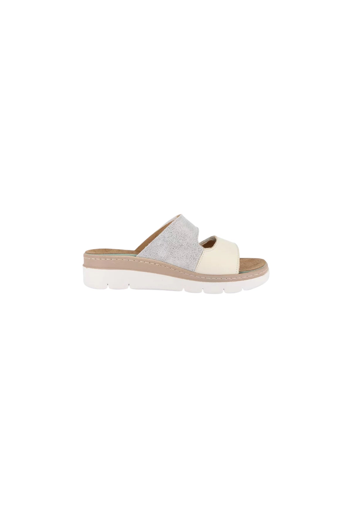 Ciabatta GRUNLAND MOLL CE0485-68 LATTE donna