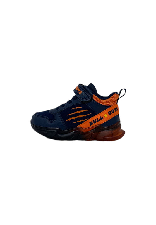 Sneakers BULL BOYS  DNAL3395 blu arancio Bambino