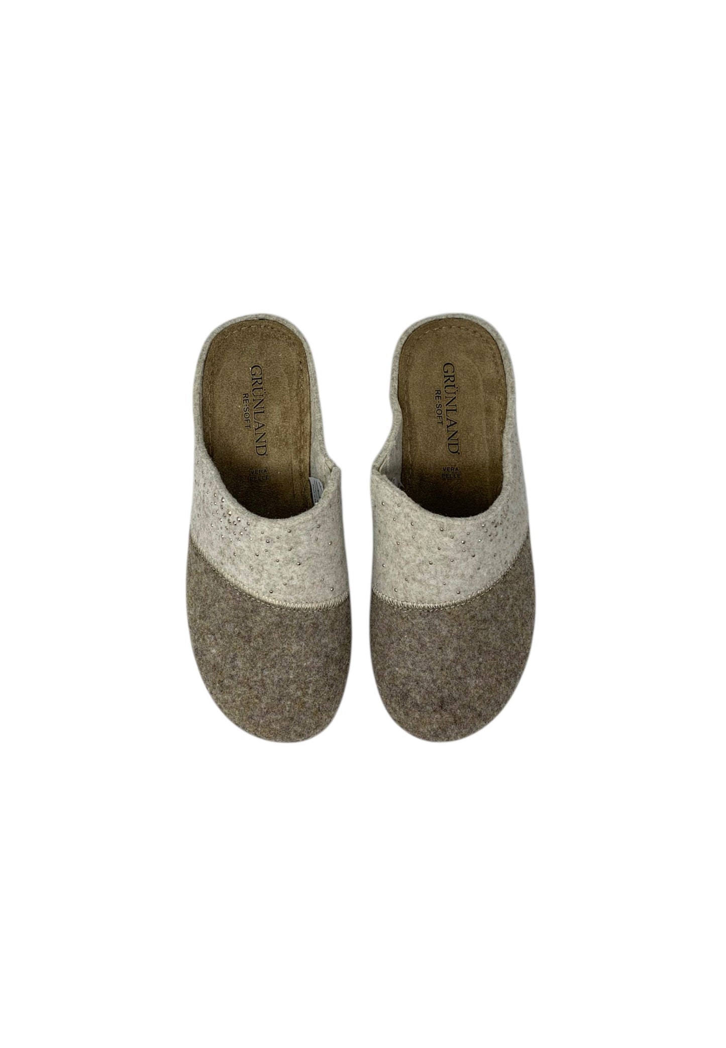 Pantofola GRUNLAND RAPY CI1543-59 TAUPE/PANNA Donna