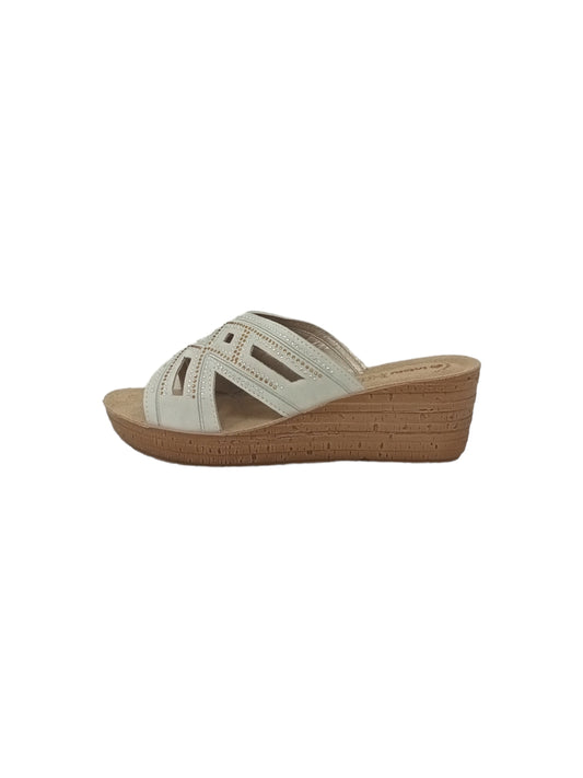 CIABATTA INBLU GM000047 GHIACCIO DONNA