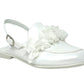 Bambolina slingback Sa.Ba. Calzature 02 BIANCO PERLATO bambina e ragazza