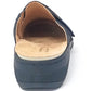 pantofola comfort 8418 bronzo velour blu donna