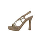 Italia Leone Sandali con tacco A7520 LIZ TUB PLATINO Donna