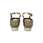Sandali con zeppa REPO 84268-E5 PLATINO donna