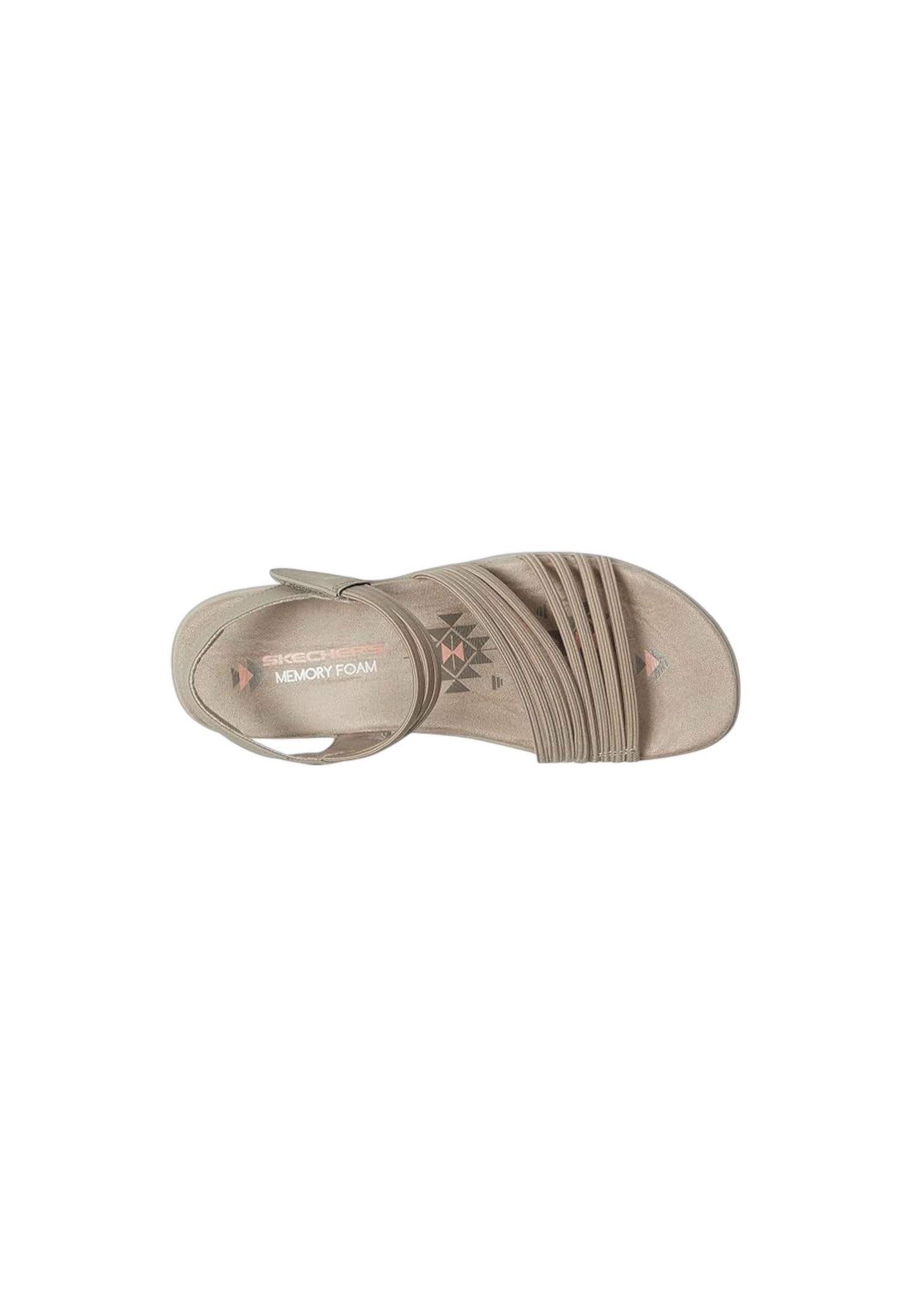 Sandali SKECHERS Stretch Fit - REGGAE SLIM Coffe Run 163573/TPE Donna