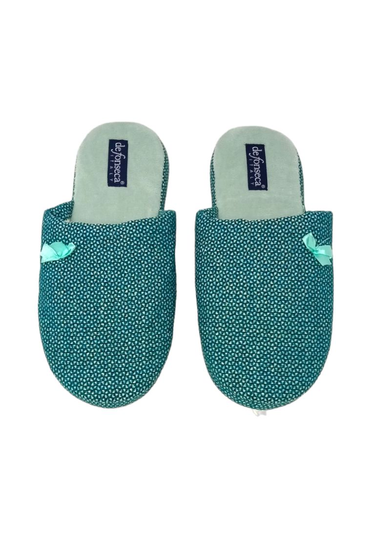 Pantofola DE FONSECA DE.ROMA W830 VERDE Donna
