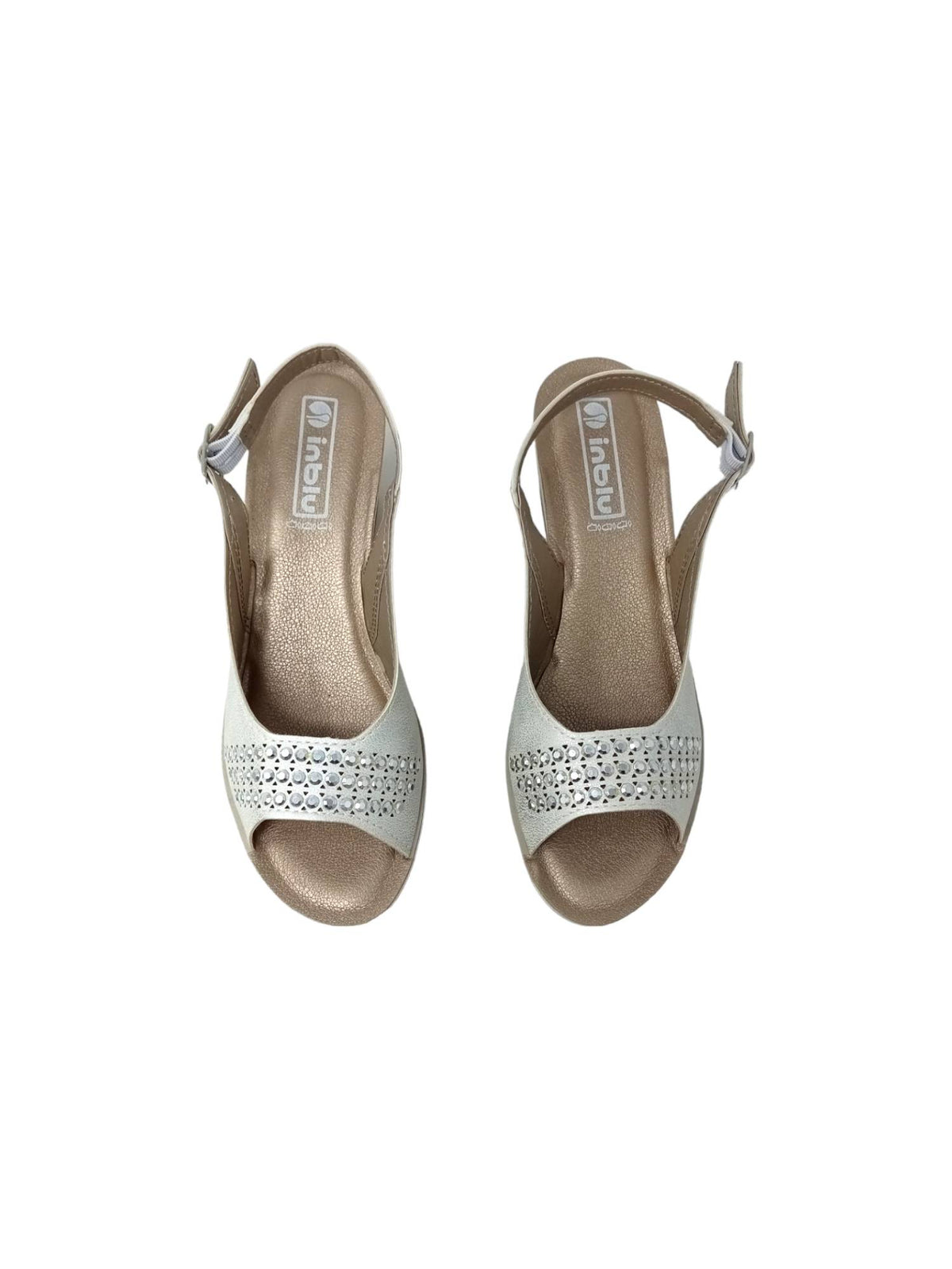 Sandalo INBLU AS000030 BIANCO DONNA