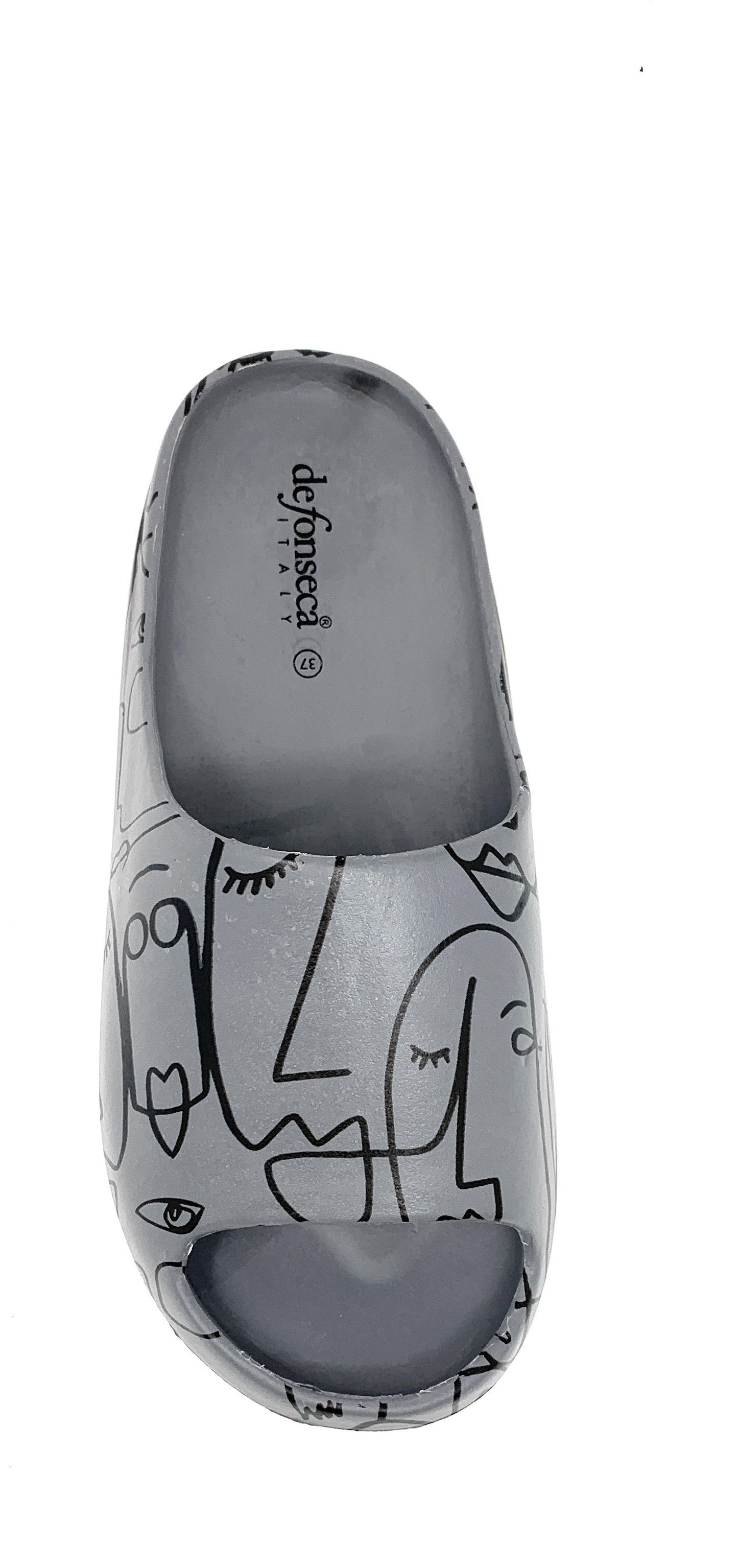 Pantofola da mare DE FONSECA DE.VARAZZE E M844GRIGIO DONNA