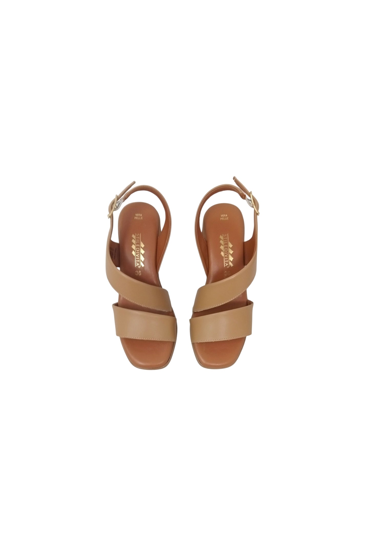 Sandali Linea Comoda STILE DI VITA 252025-SDV NOCCIOLA DONNA