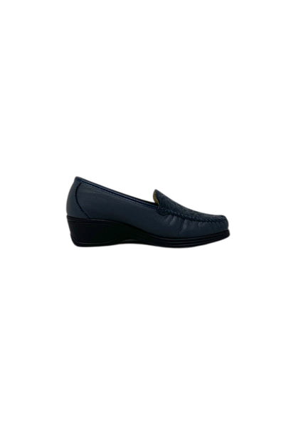 Mocassino comfort 2377 NAPPA BLEU donna