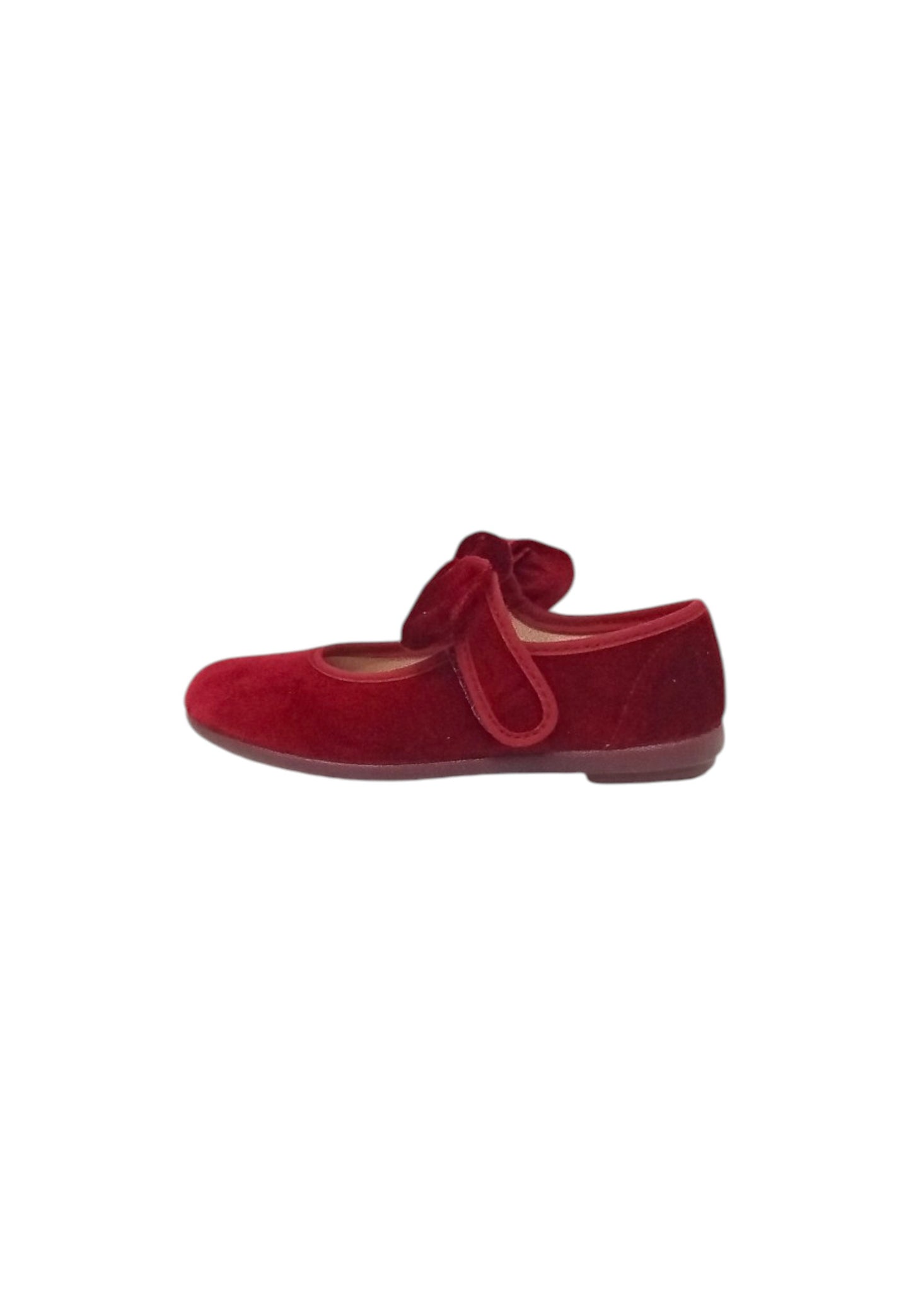 Ballerine VULLADI 6406-032 Terciopelo burdeos bambina