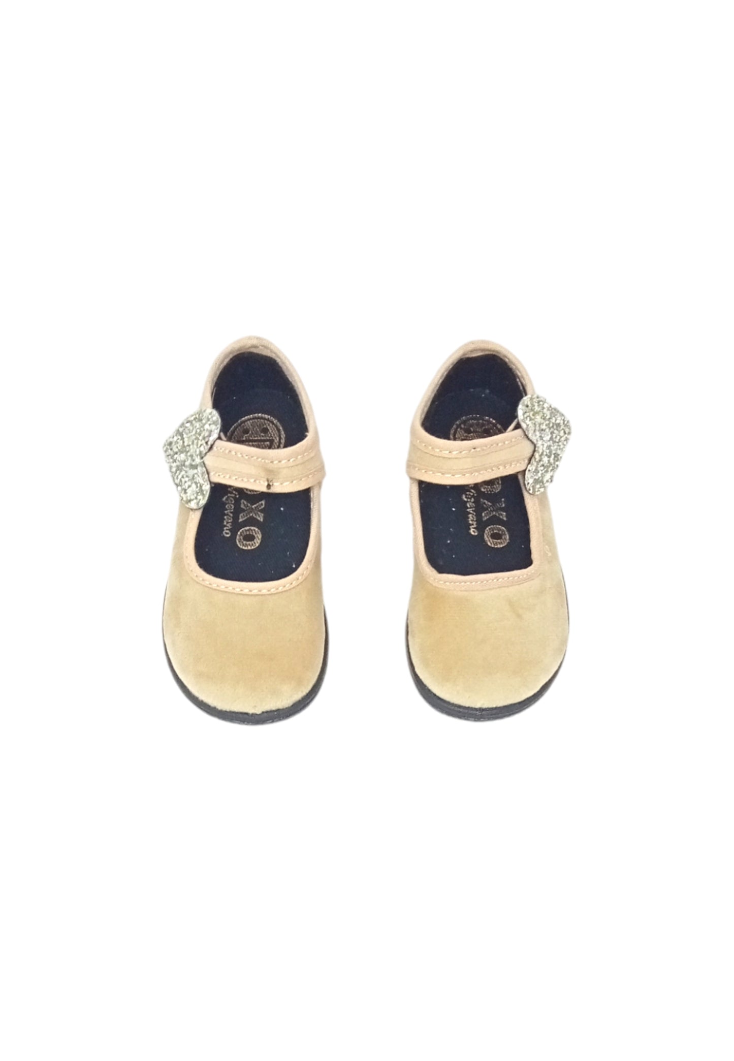 Ballerina DXO Vigevano B12C VELVET PLATINO bambina