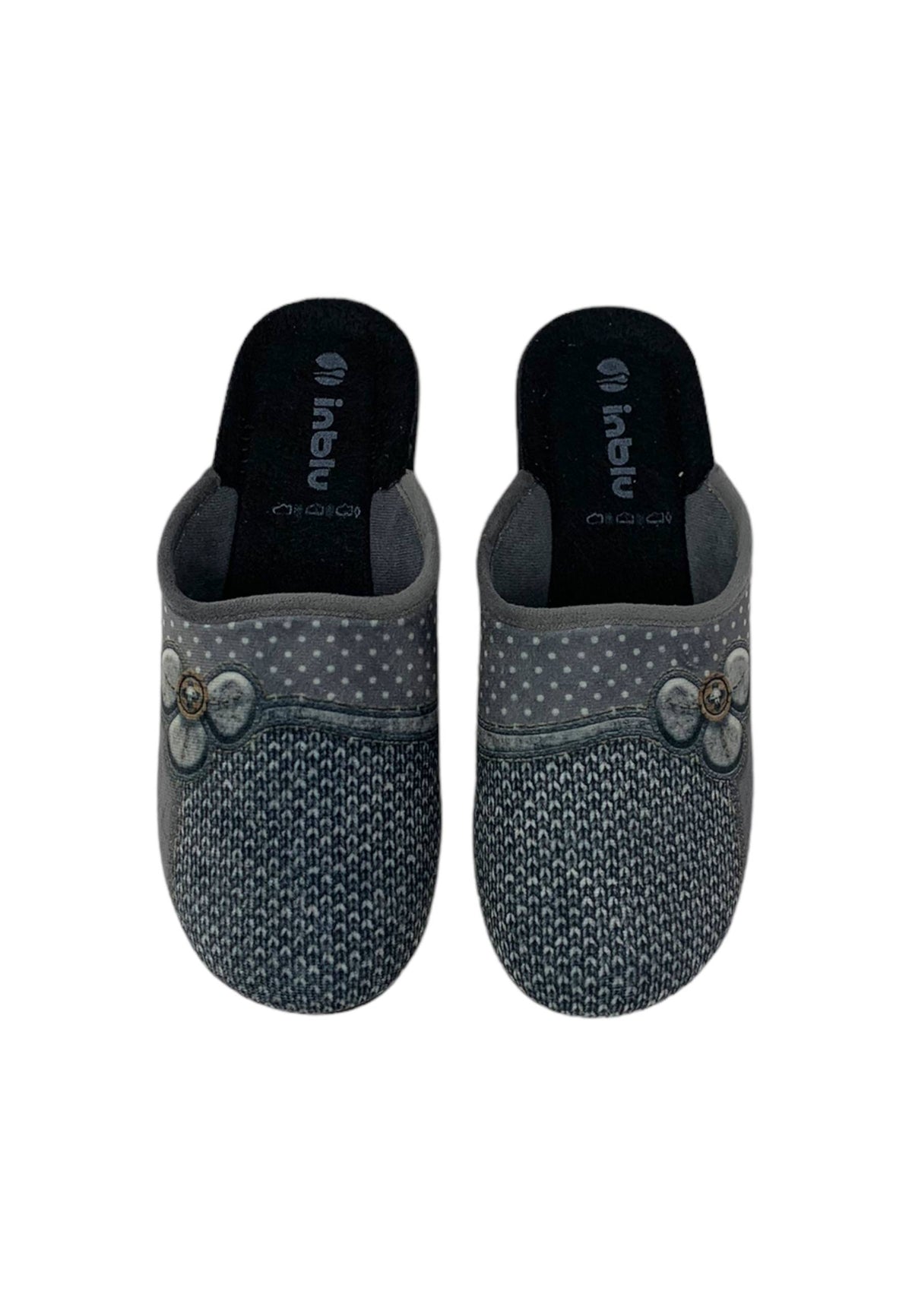 Pantofola INBLU BJ000141 GRIGIO donna