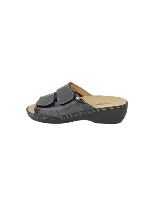 CIABATTE WESTLAKE 1027 METAL ANTRACITE donna