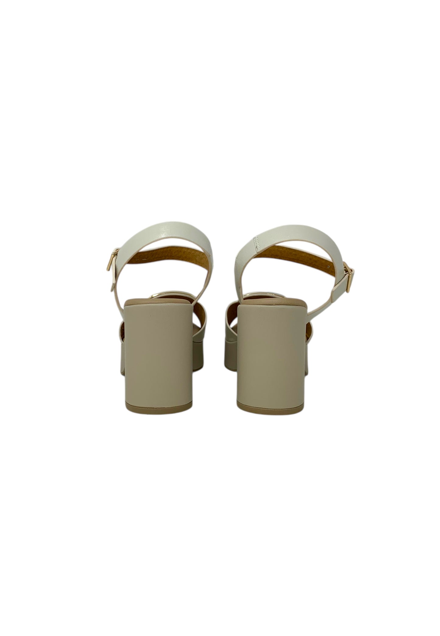 Sandali con tacco REPO 57275-E5 AVORIO donna