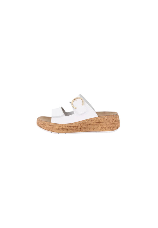 Sandalo ciabatta GRUNLAND DAST CE0608-40 BIANCO ragazza/donna